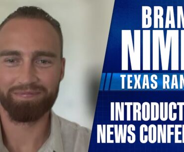 Brandon Nimmo reacts to being traded to the Texas Rangers
