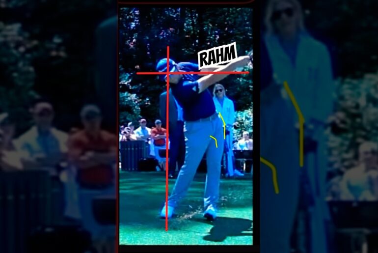JON RAHM BALL STRIKING Eyes On DIVOT MASTER🏆 CLASS #golf #video #golftips #shorts