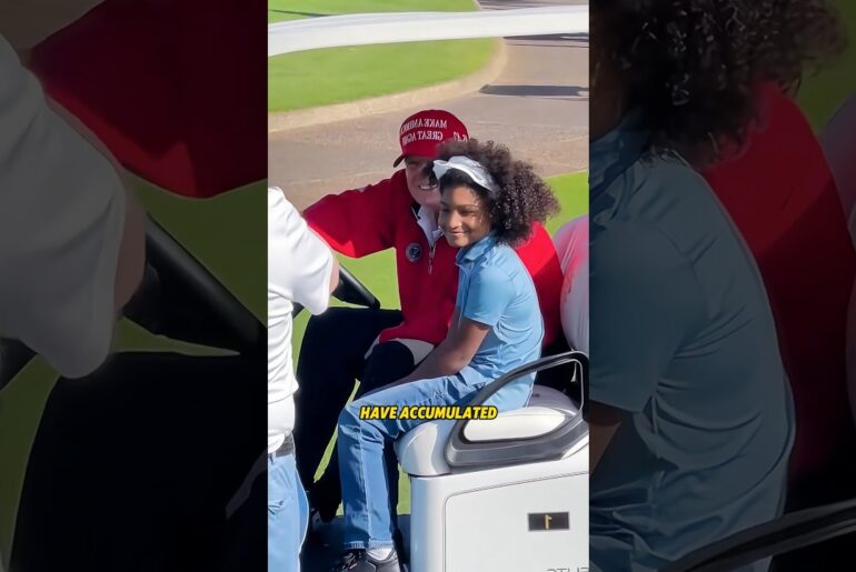 Who is paying for Donald Trump’s expensive golf outings?#story #shortvideo #celebrity #trump