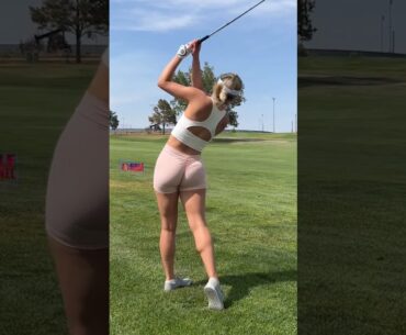 Amazing Golf Swing you need to see | Golf Girl awesome swing | Golf shorts | Brooke