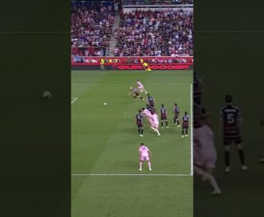 Este ángulo del pase de Messi 😮‍💨 (via @Major League Soccer on Apple TV) #shorts | ESPN Deportes