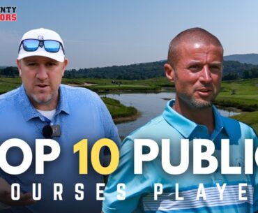 Top 10 Public Courses PLAYED in New Jersey for 2025