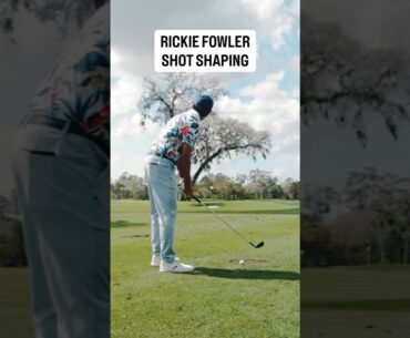 How many ways can Rickie approach this green?  #golf #rickiefowler  #cobragolf #golfswing