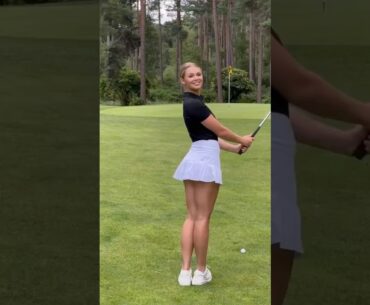 What a shot ☺️ #funny #shorts #reels #golf #girl #asmr
