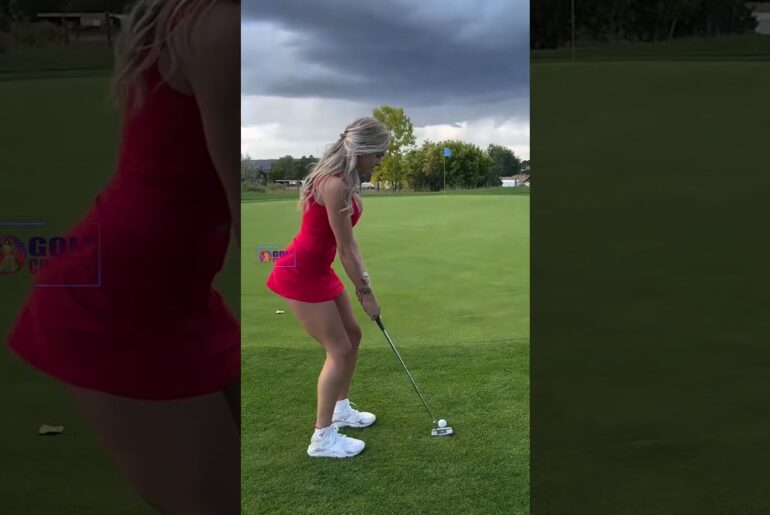 Amazing Golf Swing you need to see | Golf Girl awesome swing | Golf shorts | Morgan Rae