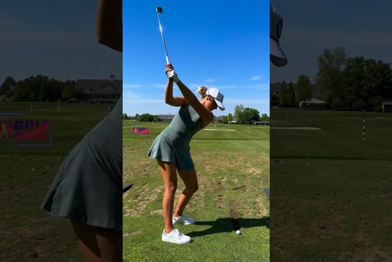 Amazing Golf Swing you need to see | Golf Girl awesome swing | Golf shorts | Cailyn Henderson