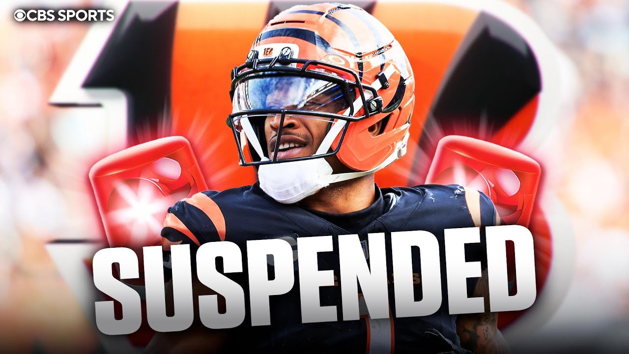 Ja’Marr Chase SUSPENDED for one game for spitting on Jalen Ramsey Ja'Marr Chase SUSPENDED for one game for spitting on Jalen Ramsey