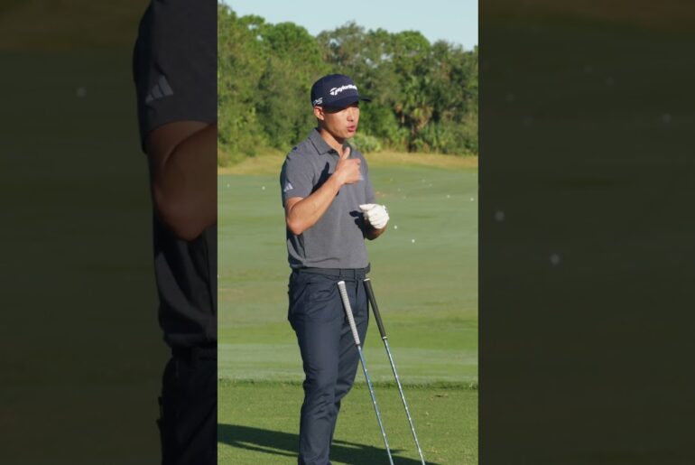 A shot shaper for a shot maker. "I can add spin, take off spin..."