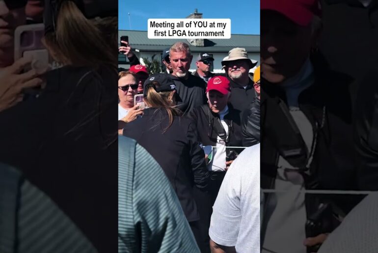 I loved meeting everyone at the LPGA event! #shorts #golf