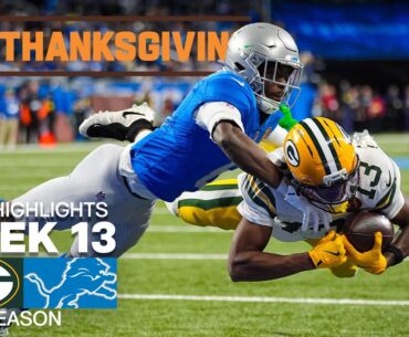 Green Bay Packers vs. Detroit Lions Game Highlights | NFL 2025 Season Week 13