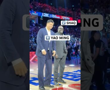 YAO MING takes center court at the NBA China Games ❤️
