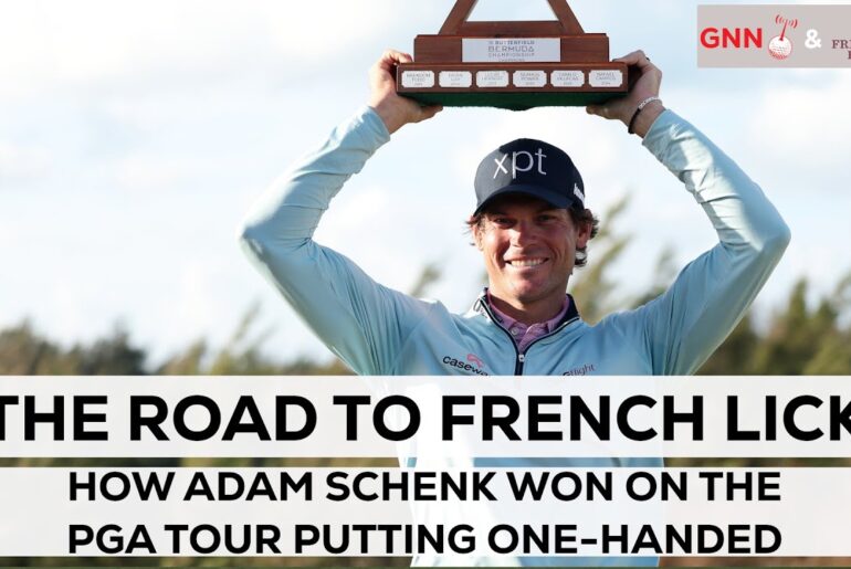 Adam Schenk won putting one-handed on the PGA Tour; he explains how