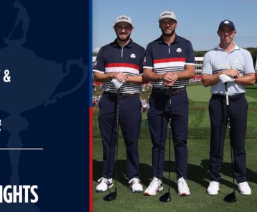 McIlroy & Lowry vs Burns & Cantlay | Friday Four-Balls | 2025 Ryder Cup