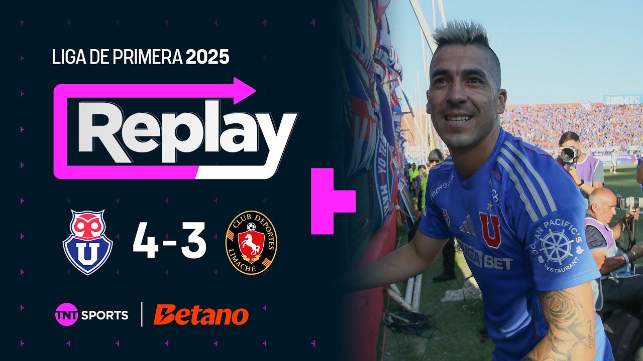 TNT Sports Replay | Universidad de Chile 4-3 Deportes Limache | Fecha 27 TNT Sports Replay | Universidad de Chile 4-3 Deportes Limache | Fecha 27
