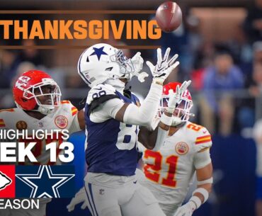 Kansas City Chiefs vs Dallas Cowboys Thanksgiving Game Highlights | 2025 NFL Season Week 13