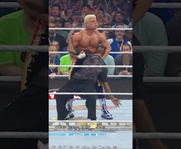 Cody Rhodes just took out Travis Scott 😳 #WrestleMania