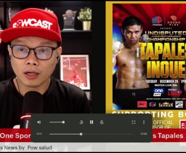 Breaking! Inoue vs Tapales Now on One Sport and Pilipinas Live : Paano mapanood?
