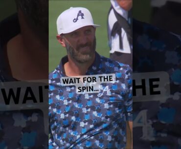 Dustin Johnson Insane Wedge Spin 🤯