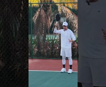 How Ben Johns Creates Topspin by Hitting Outside the Ball in Pickleball