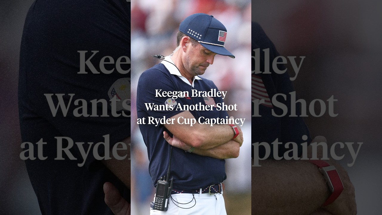 Keegan Bradley wants another shot at the Ryder Cup captaincy 👀 Keegan Bradley wants another shot at the Ryder Cup captaincy 👀