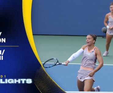 Maria/Boisson vs. Errani/Paolini Highlights | 2025 US Open Round 1