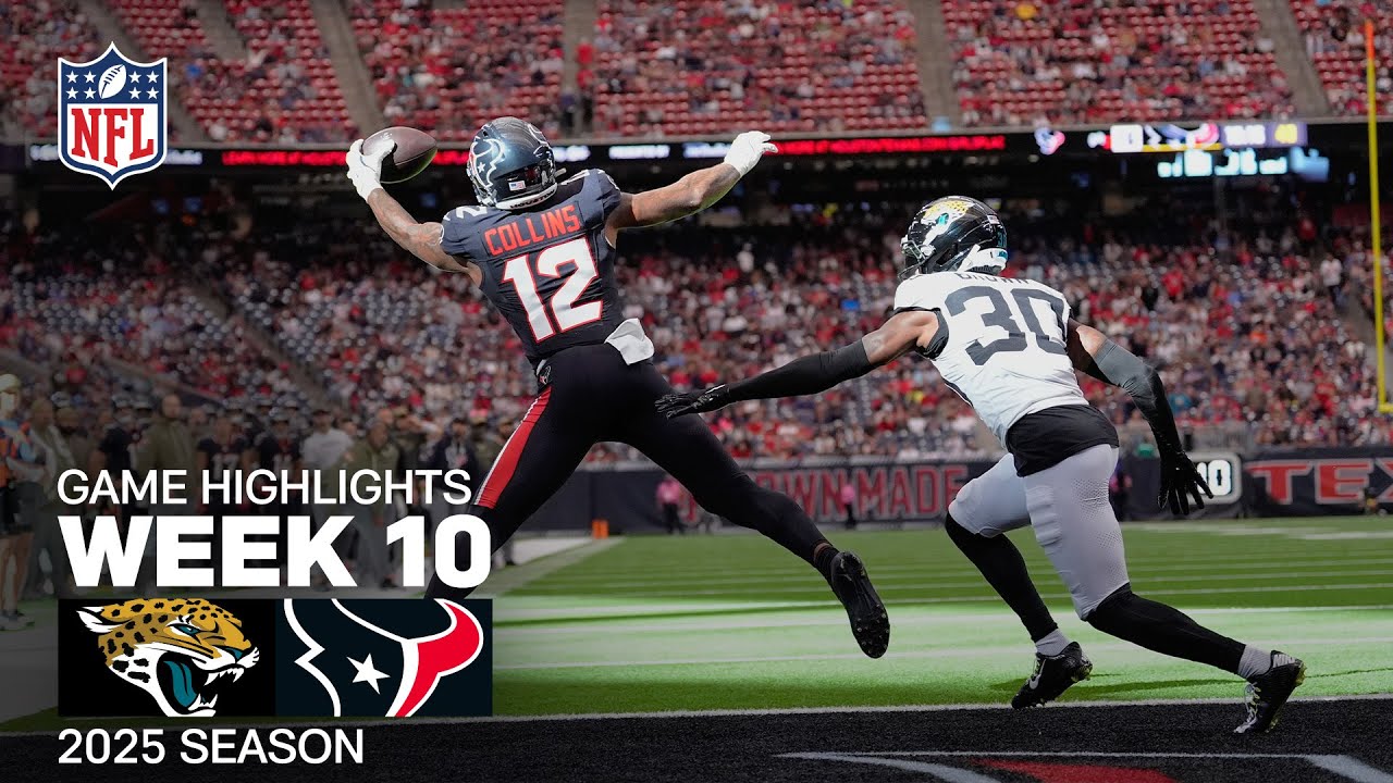 Jacksonville Jaguars vs. Houston Texans Game Highlights | NFL 2025 Season Week 10 Jacksonville Jaguars vs. Houston Texans Game Highlights | NFL 2025 Season Week 10