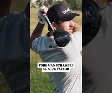 FORE MAN SCRAMBLE vs. NICK TAYLOR. OUT NOW. @adidas#createdwithadidas