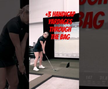 How Far Does A +3 Handicap Hit Her Golf Clubs?!