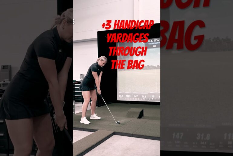 How Far Does A +3 Handicap Hit Her Golf Clubs?!