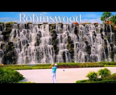 The Most EXTRAVAGANT Golf Course in Thailand | Robinswood Golf Club Hole 1-6