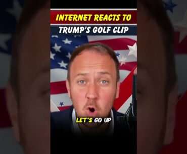 Internet Reacts After Trump’s New Golf Clip Goes Viral