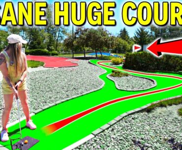 One of the LONGEST Mini Golf Courses Ever!