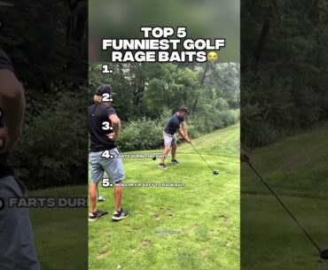 Top 5 Funniest Golf Rage Baits! 😂 #golf #golflife #golfswing #golfer #golfing #golfcourse #pga