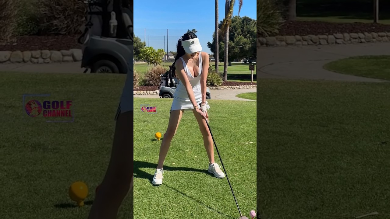 Amazing Golf Swing you need to see | Golf Girl awesome swing | Golf shorts | Jazz Amazing Golf Swing you need to see | Golf Girl awesome swing | Golf shorts | Jazz