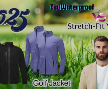 Full-Zip Waterproof Golf Jacket vs Stretch-Fit Winter Golf Jacket Review & Comparison!