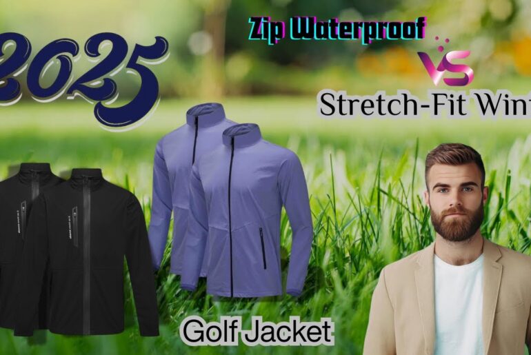 Full-Zip Waterproof Golf Jacket vs Stretch-Fit Winter Golf Jacket Review & Comparison!