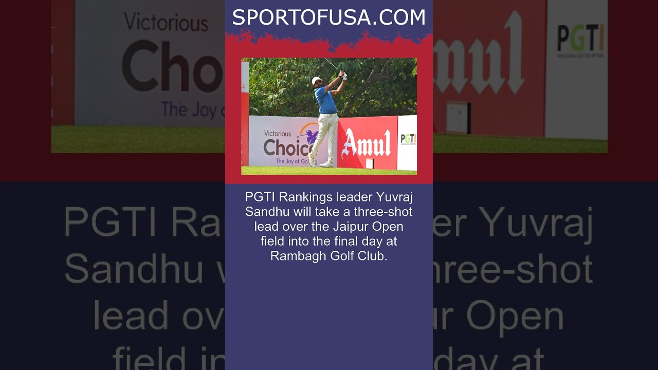 Sandhu opens up three-shot lead on Moving Day at Jaipur Open #shorts Sandhu opens up three-shot lead on Moving Day at Jaipur Open #shorts