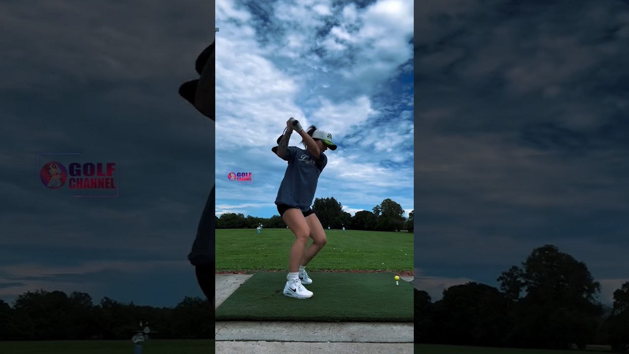 Amazing Golf Swing you need to see | Golf Girl awesome swing | Golf shorts | Steph Archer Amazing Golf Swing you need to see | Golf Girl awesome swing | Golf shorts | Steph Archer
