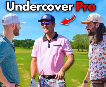 We convinced a PGA TOUR player to go UNDERCOVER...