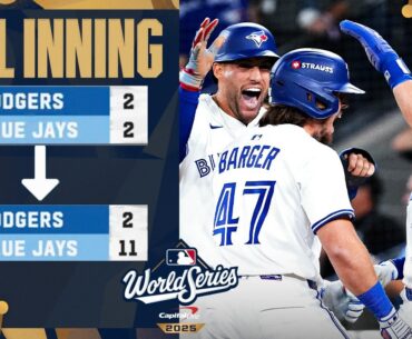 FULL 9-RUN INNING: Blue Jays take their first World Series lead since 1993!