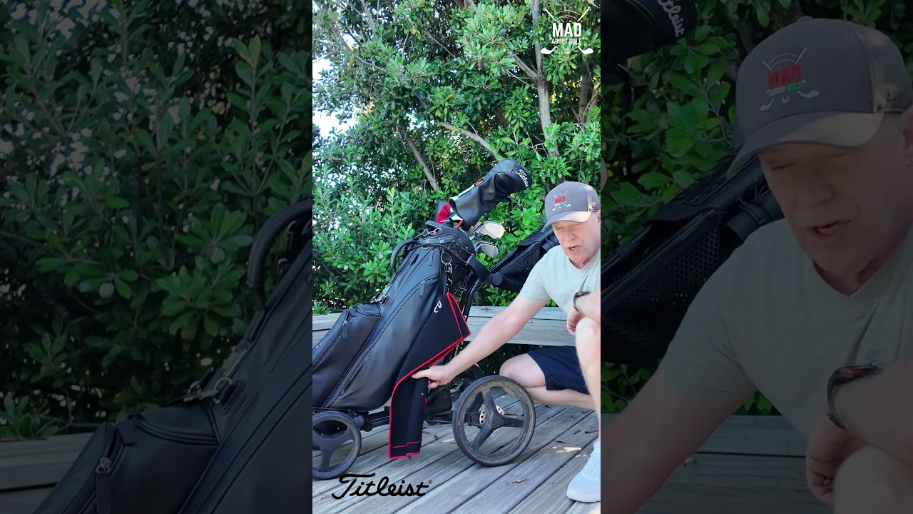 What’s this golf bag pocket for? #titleist #titleistgolf What's this golf bag pocket for? #titleist #titleistgolf