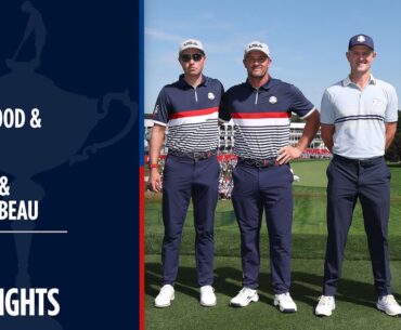 Fleetwood & Rose vs DeChambeau & Griffin | Friday Four-Balls | 2025 Ryder Cup