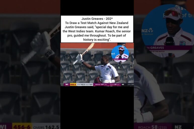Historic Hagley Stand – West Indies Rewrite Fourth-Innings History #WIvNZ #WestIndies #JustinGreaves