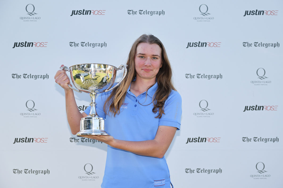 Shropshire teenager claims commanding victory at 40th anniversary of ‘unofficial Major of junior golf’ Lauren Crump