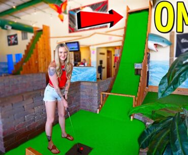 Awesome HOMEMADE Mini Golf Course!