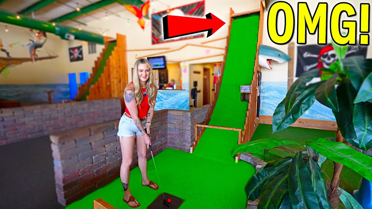 Awesome HOMEMADE Mini Golf Course! Awesome HOMEMADE Mini Golf Course!