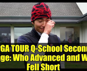 PGA TOUR Q-School Second Stage: Who Advanced and Who Fell Short