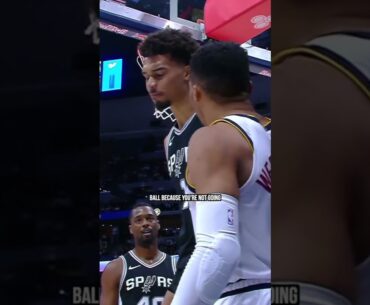 What Victor Wembanyama Told Russell Westbrook 😅