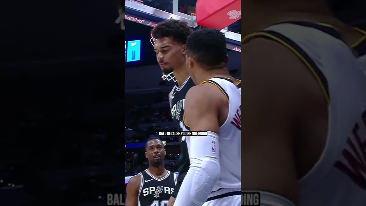 What Victor Wembanyama Told Russell Westbrook 😅 What Victor Wembanyama Told Russell Westbrook 😅