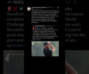 Wyndham Clark Hero World Challenge 2025 | #progolf #pgatour #zachriddlegolf #golflife #golfer #golf